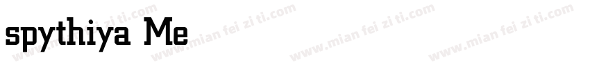 spythiya Medium字体转换